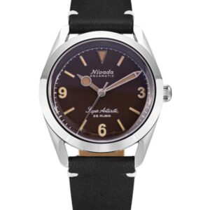 Nivada Grenchen Super Antarctic 3.6.9 Tropical - Black Leather White Stitching