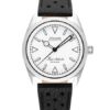 Nivada Grenchen Super Antarctic White - Black Racing Strap - Image 3
