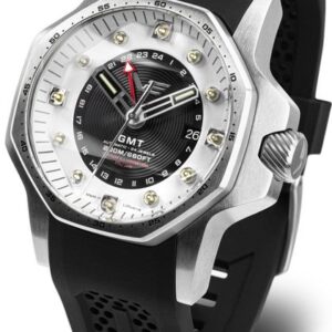 Vostok Europe Atomic Age Fermi Line NH34-640A702 - Černý silikonový řemínek
