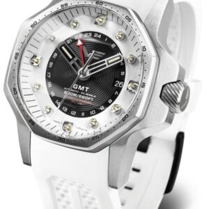 Vostok Europe Atomic Age Fermi Line NH34-640A702 - Bílý silikonový řemínek