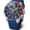 Vostok Europe Limitovaná edice Biele Albatrosy 6S21-225A463-I - Modrý silikonový řemínek - Image 3
