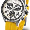 Vostok Europe Space Race Chrono Line 6S30-325A743S - Bílý silikonový řemínek (luminiscenční) - Image 2