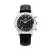 Vulcain Chronograph 70's - Black - Black Carbon Leather Strap - Image 2