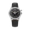 Vulcain Cricket Classique 36 mm - Black/Khaki numbers - Black Alligator - Image 3