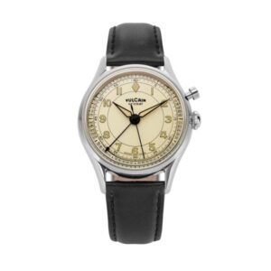 Vulcain Cricket Classique 36 mm - Eggshell - Black Plain