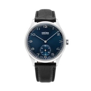 Vulcain Grand Prix - Small Second Blue - Black Plain