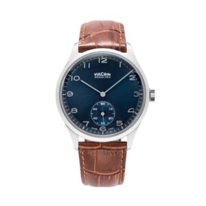 Vulcain Grand Prix - Small Second Blue - Brown Alligator