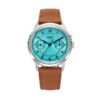 Vulcain Monopusher Heritage - Turquoise - Steel Bracelet - Image 3
