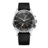 Vulcain Nautical Heritage - Black Beige Patina - Black Carbon Leather Strap - Image 2