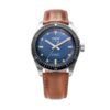 Vulcain Skindiver Nautique Blue with Khaki Brown Lum - Brown Alligator - Image 2