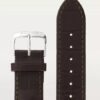 Kožený řemínek Junkers 20mm - hnědý/hnědé prošití - Image 2