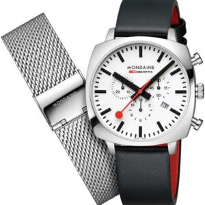 Mondaine Cushion Chrono MSL.41410.LBV.SET