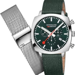 Mondaine Cushion Chrono MSL.41460.LF.SET