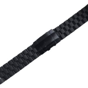 Ocelový náramek Vostok Europe pro modely Lunochod - černé PVD