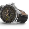 Aviator Airacobra GMT V.1.37.0.303.4 - Černý kožený řemínek - Image 3