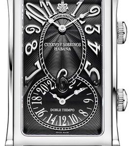 Cuervo y Sobrinos Prominente Icónico Doble Tiempo 1112B.1NM