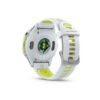 Garmin Forerunner® 970 titanová luneta Whitestone a poloprůhledný řemínek Whitestone/Amp Yellow 010-02969-11 - Image 3