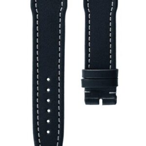 Kožený řemínek Biatec Marine | Modrý - 20 mm - Bez spony