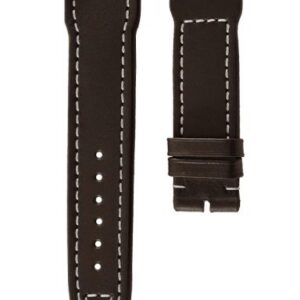 Kožený řemínek Biatec Pilot | Tmavě hnědý - 20 mm - Bez spony