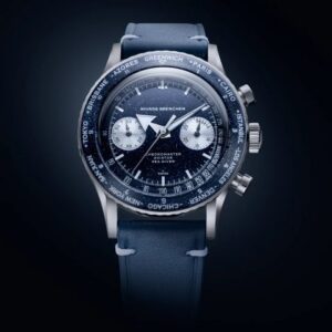 Nivada Grenchen Chronograph Valjoux 23 Aventurine Blue