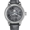 Šedý kožený řemínek Aviator pro Douglas Moonflight V.1.33.0.254.4 - lesklá spona - Image 2