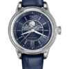Tmavě modrý kožený řemínek Aviator pro Douglas Moonflight V.1.33.0.255.4 - lesklá spona - Image 2