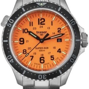 Traser P67 Diver Orange ocel
