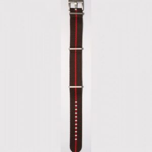 Traser řemen textilní pro P99 T Tactical hnědo-červený - 22 mm