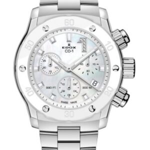 EDOX CO-1 Chronolady Quartz Chronograph 10255-3BM-NADN
