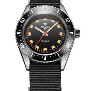 Nivada Grenchen Aquamar Black - Black Nato Strap