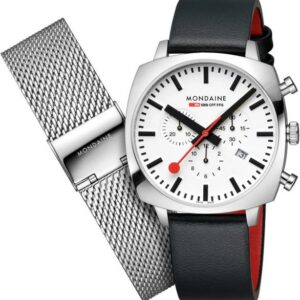 Mondaine Cushion Chrono MSL.41410.LBV.SET