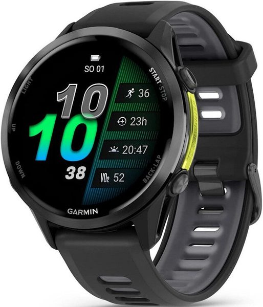 Garmin Forerunner® 970 titanová luneta Carbon Grey DLC