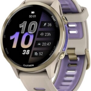 Garmin Forerunner® 970 titanová luneta Soft Gold