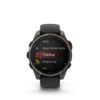 Carbon grey DLC titanium se silikonovým řemínkem Black/Pebble Grey 010-03198-01