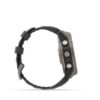Titanium se silikonovým řemínkem Graphite/Black 010-03199-11