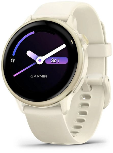 Garmin vívoactive® 6 Lunar Gold / řemínek Bone 010-02985-01