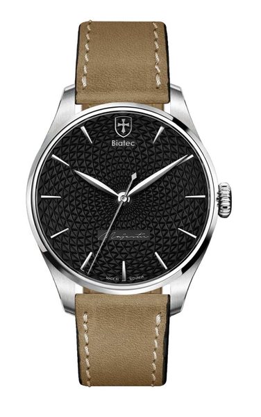 Biatec Majestic 01 N - Béžový vintage nubuk řemínek