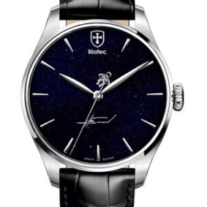 Biatec Majestic - Ivan Bella LE 100 - Černý kožený řemínek z pravého aligátora