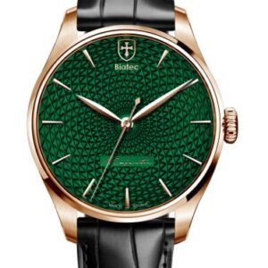 Biatec Majestic SE 01 WLD - Černý kožený řemínek z pravého aligátora