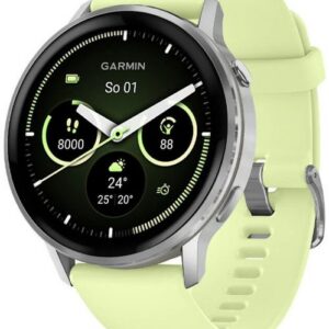 Garmin Venu® 4 - 45 mm Silver / Citron silikonový řemínek 010-03014-02