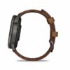 Garmin Venu® 4 - 45 mm Slate / Black silikonový řemínek a Brown kožený řemínek 010-03014-03 - Obrázek 3