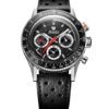 Nivada Grenchen Chronoking Mecaquartz Racing Black - Inter. Bezel - Black Racing Strap - Obrázek 2