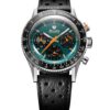 Nivada Grenchen Chronoking Mecaquartz Racing Green - Inter. Bezel - Black Racing Strap - Obrázek 2