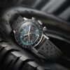 Nivada Grenchen Chronoking Mecaquartz Racing Green - Inter. Bezel - Black Racing Strap - Obrázek 3