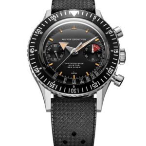 Nivada Grenchen Chronomaster Broad Arrow 41mm - Rubber Tropic