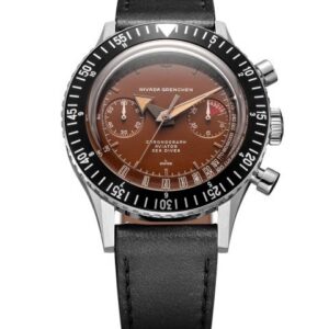 Nivada Grenchen Chronomaster Tropical 41mm - Black leather