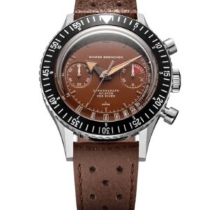 Nivada Grenchen Chronomaster Tropical 41mm - Brown Racing Strap