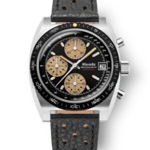 Nivada Grenchen Chronosport Mecaquartz - Black Racing Strap