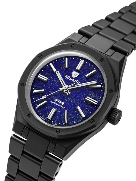 Nivada Grenchen F77 Black Ceramic Lapis Lazuli - Obrázek 2