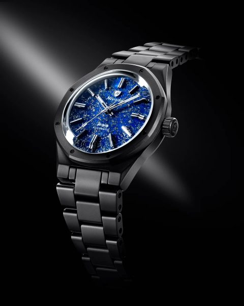 Nivada Grenchen F77 Black Ceramic Lapis Lazuli - Obrázek 3